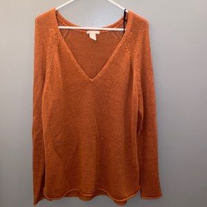 Orange sweater